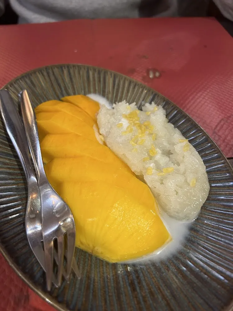 Riz Gluant Au Lait Coco Et Mangue